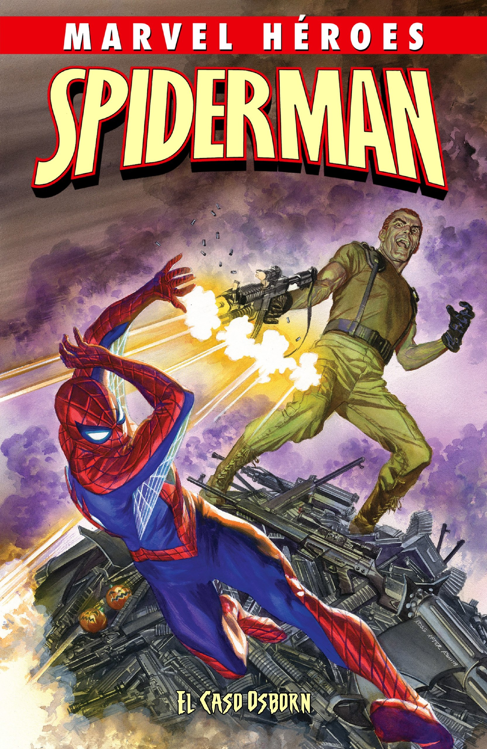 Portada ampliada de MARVEL HÉROES SPIDERMAN