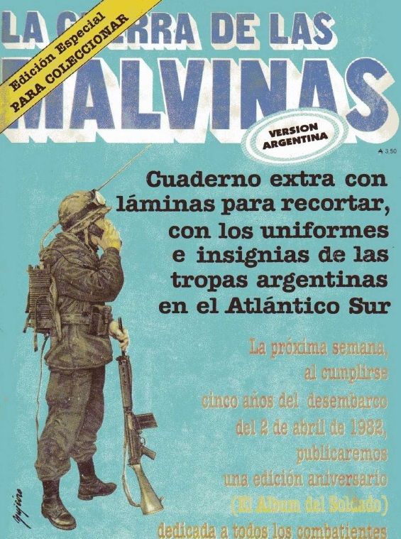 Portada ampliada de LA GUERRA DE LAS MALVINAS