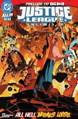 Portada ampliada de Prelude to DC K0 Justice League Unlimited