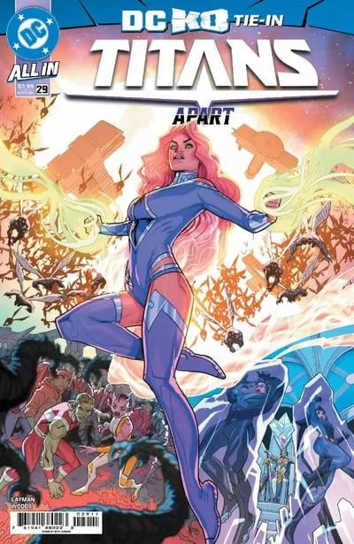 Portada ampliada de TITANS APART