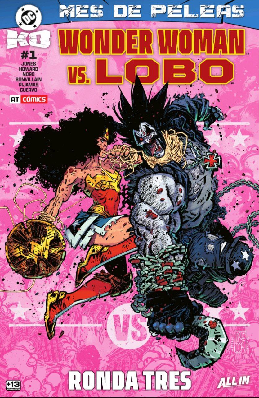 Portada ampliada de WONDER WOMAN VS. LOBO
