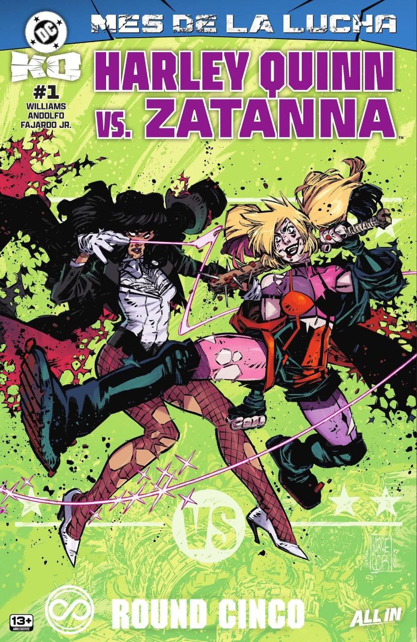 Portada ampliada de HARLEY QUINN VS. ZATANNA