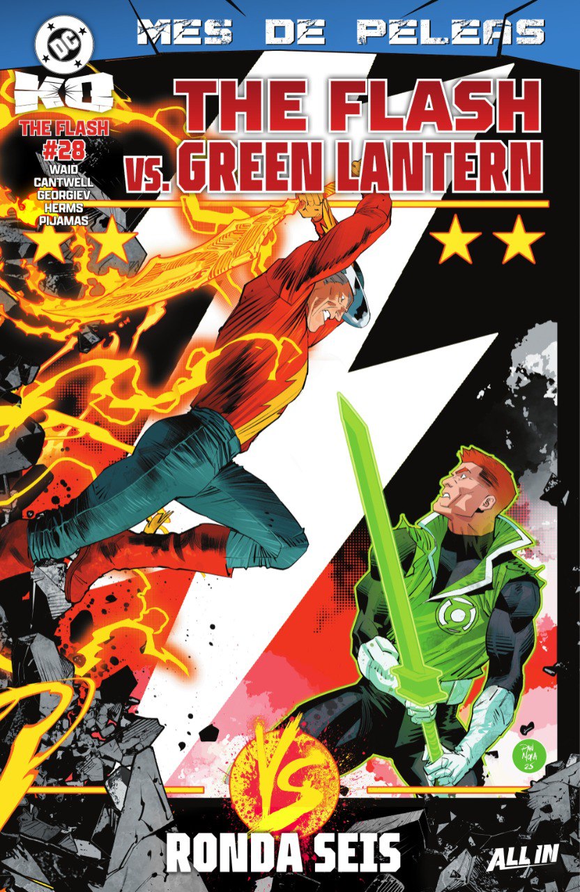 Portada ampliada de THE FLASH VS. GREEN LANTERN
