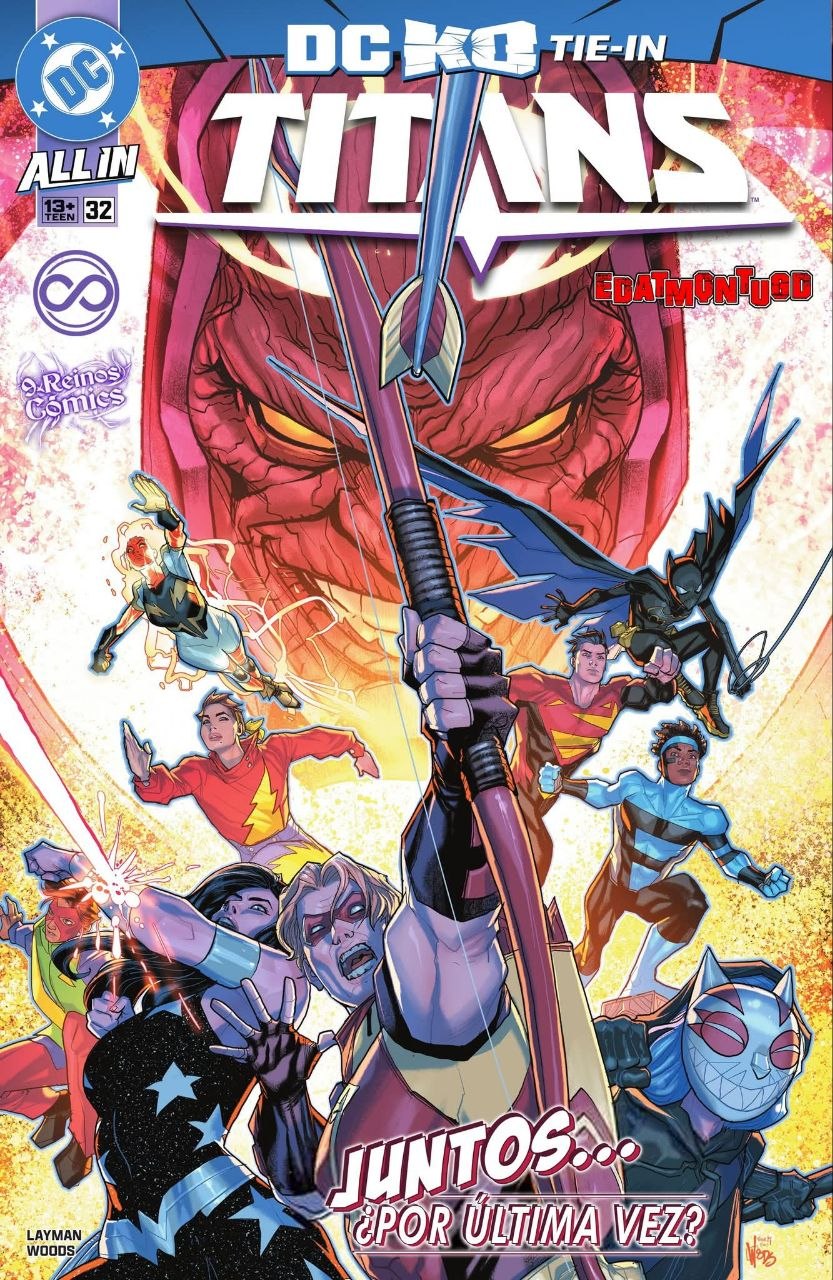Portada ampliada de DC K B TIE-IN TITANS