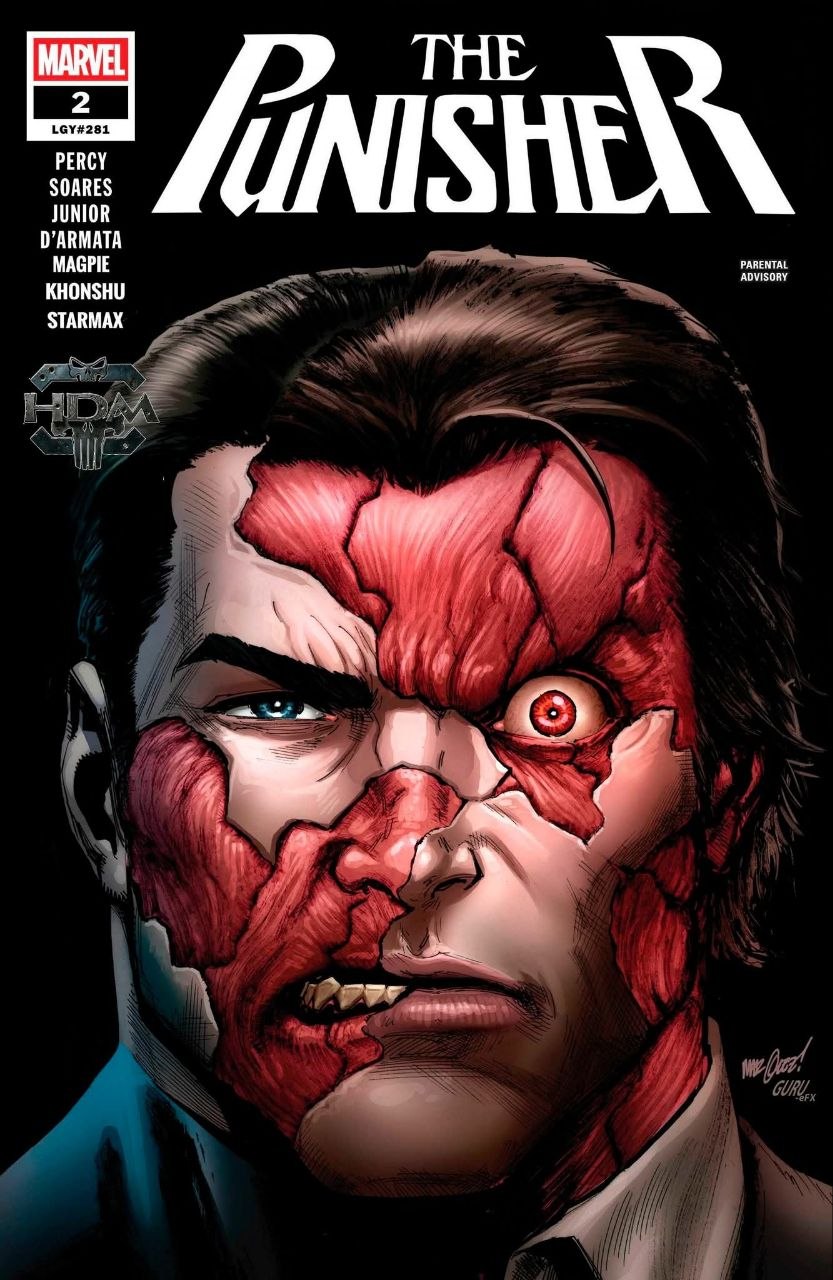Portada ampliada de THE PUNISHER