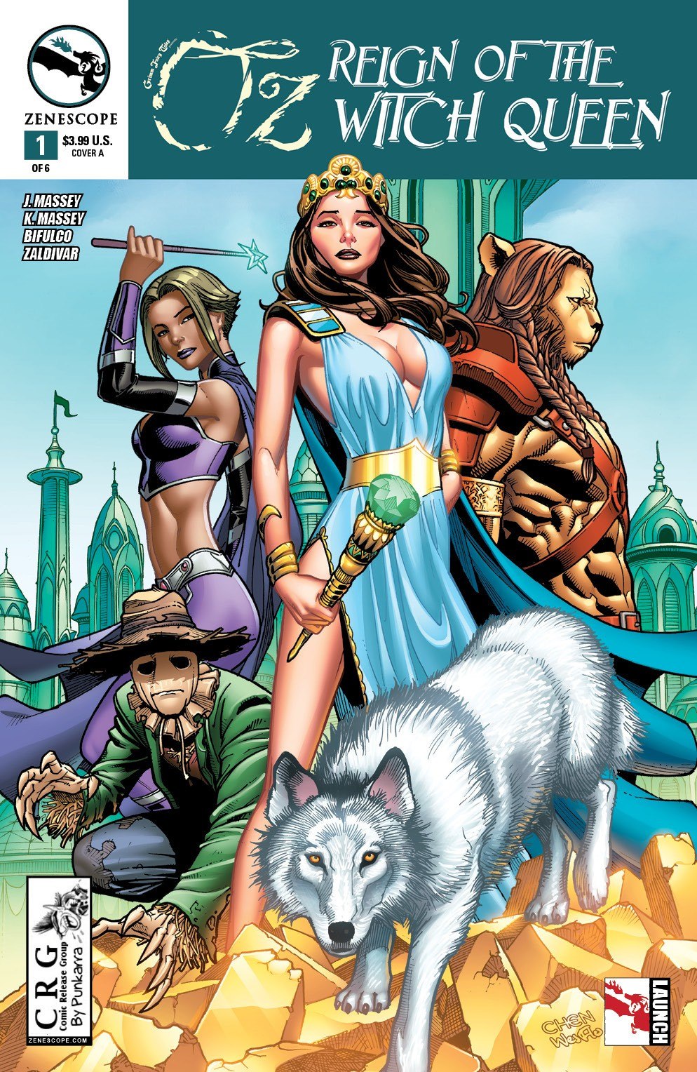 Portada ampliada de OZ REIGN OF THE WITCH QUEEN