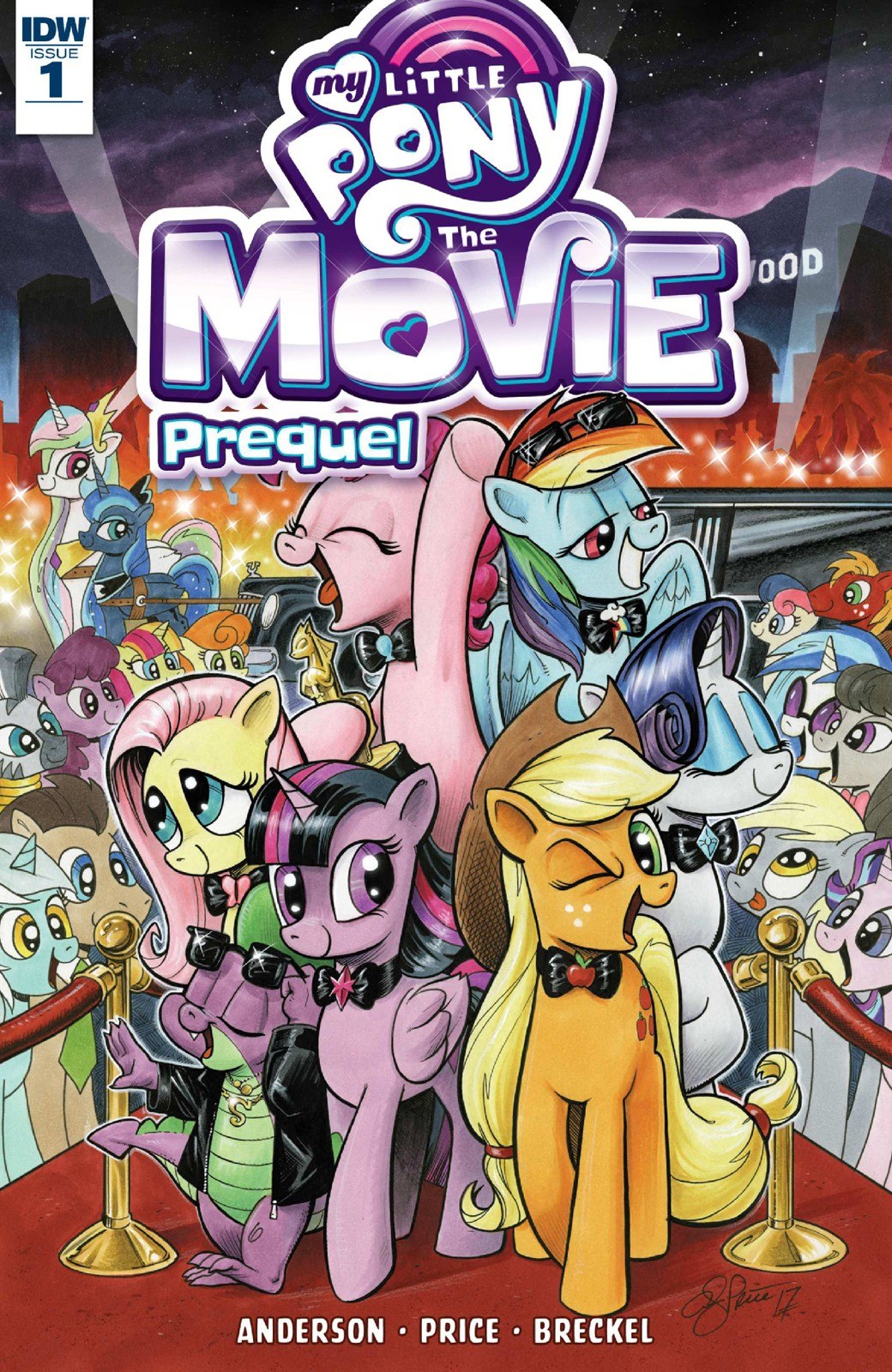 Portada ampliada de my little PONY The MOVIE Prequel