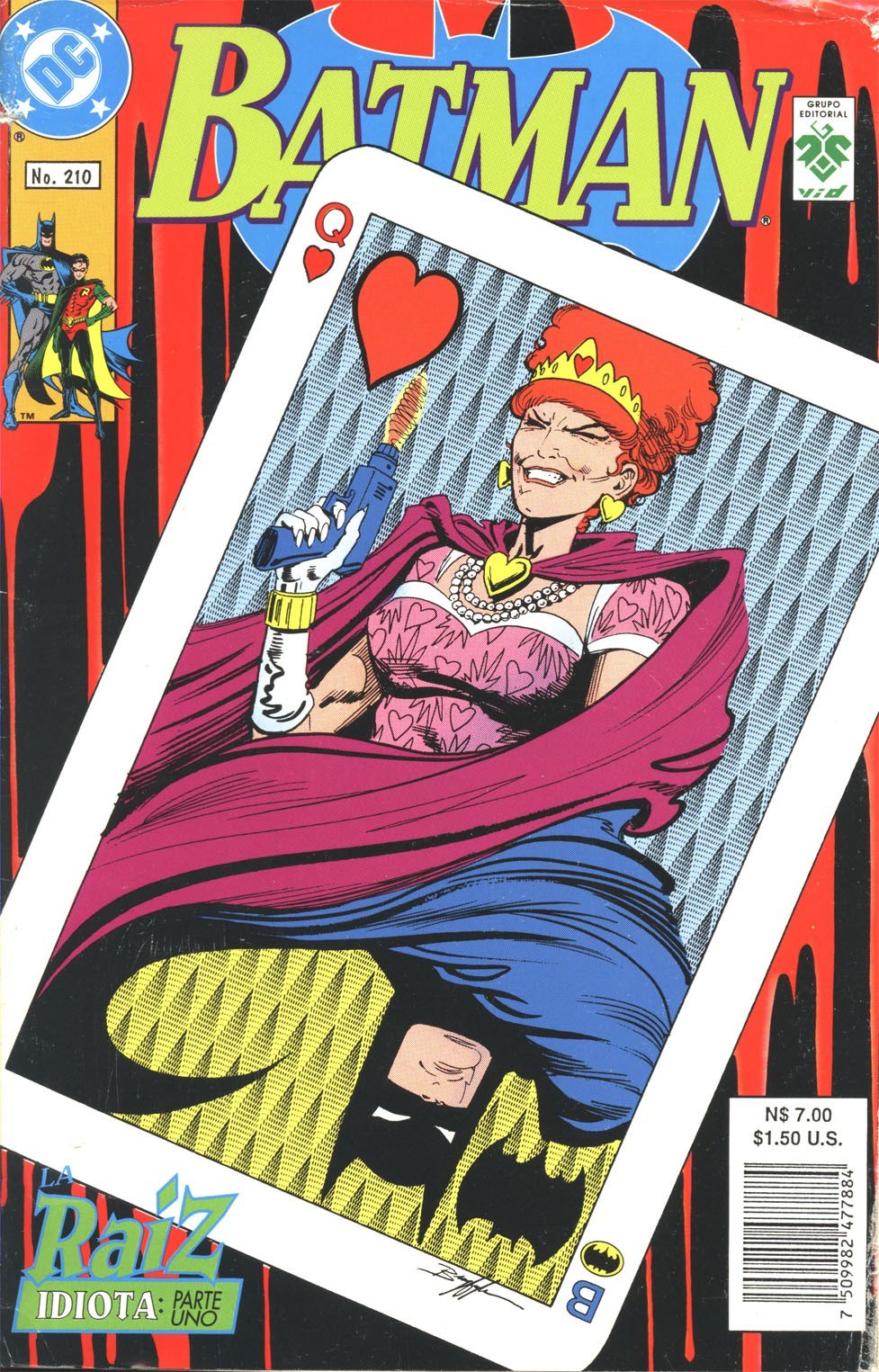 Portada ampliada de Batman