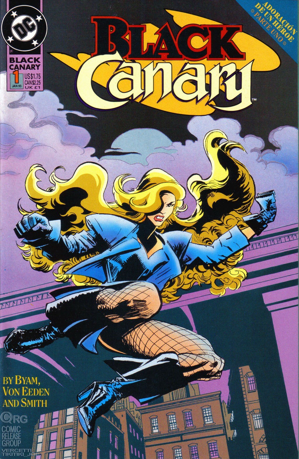 Portada ampliada de Black Canary