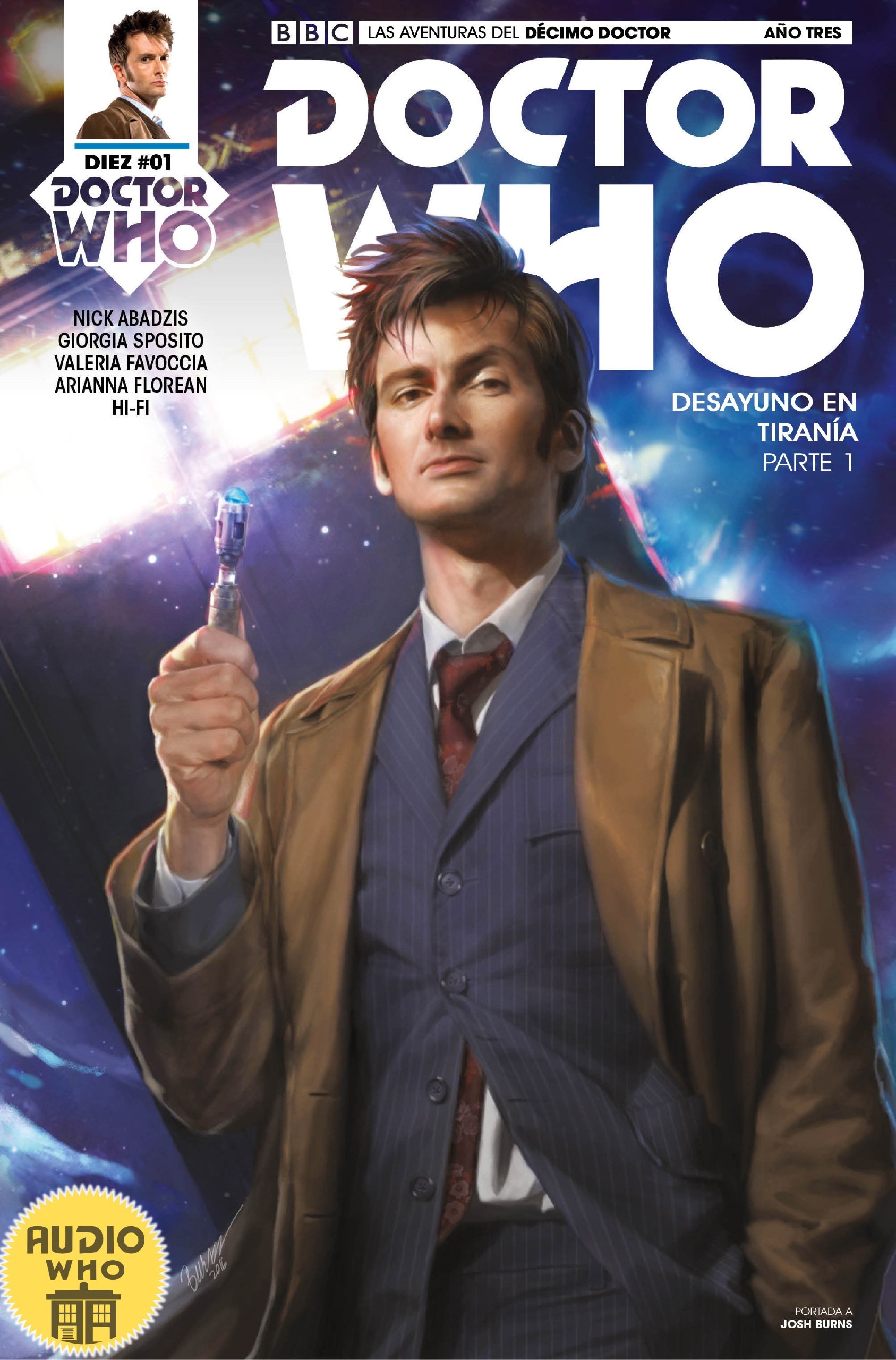 Portada ampliada de Doctor Who