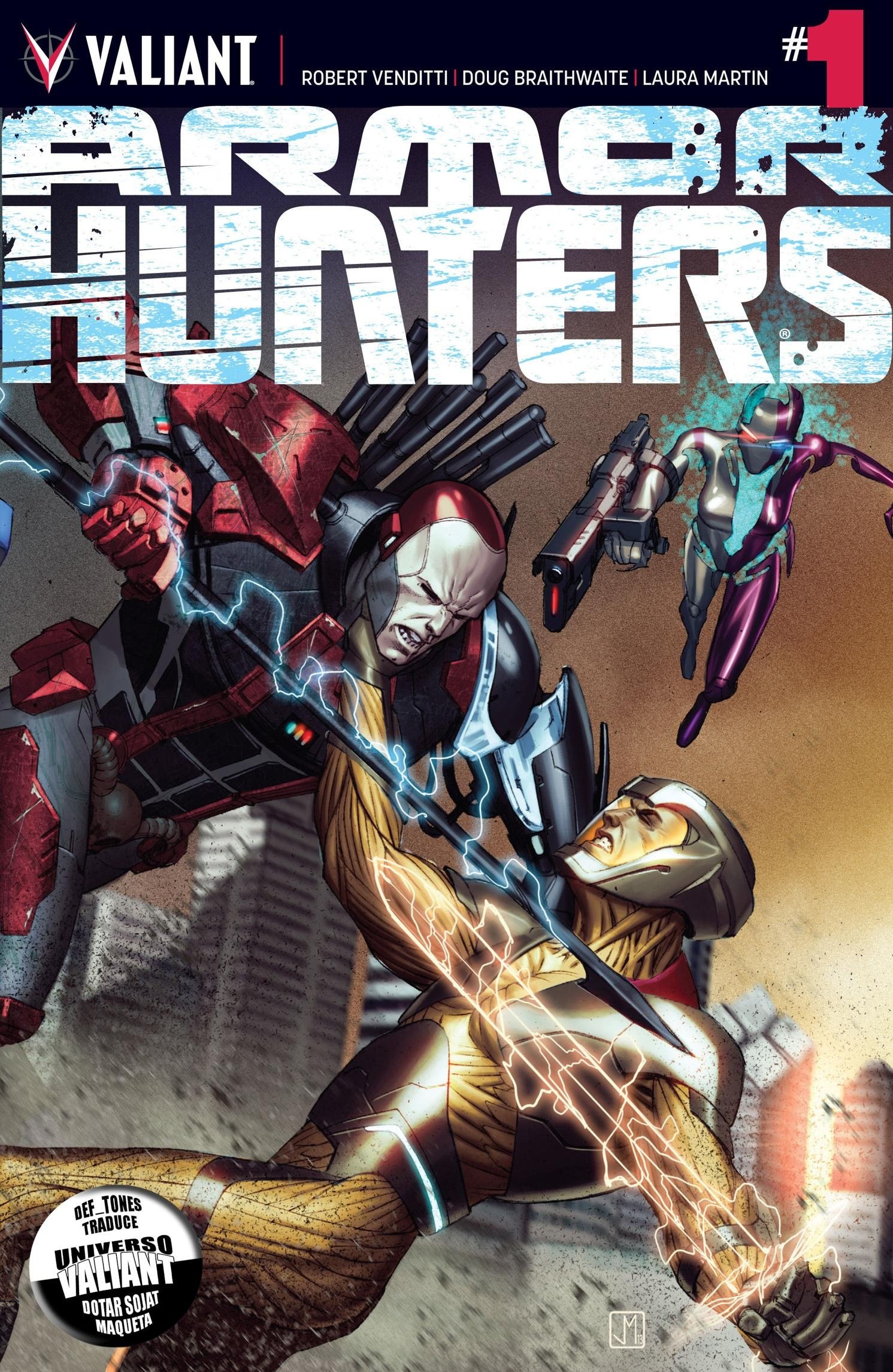 Portada ampliada de ARMOR HUNTERS