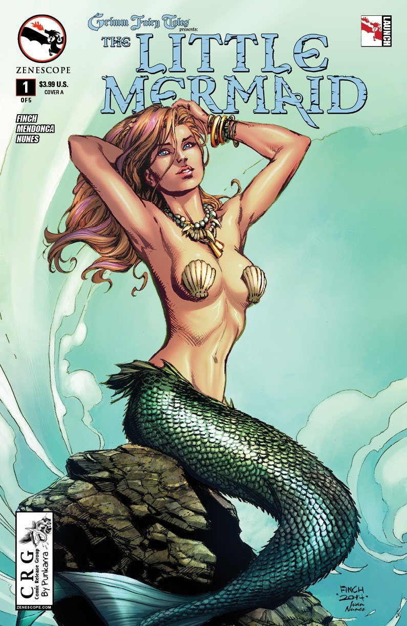 Portada ampliada de Grimm Fairy Tales: The Little Mermaid