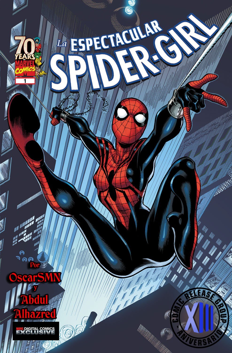 Portada ampliada de La Espectacular Spider-Girl