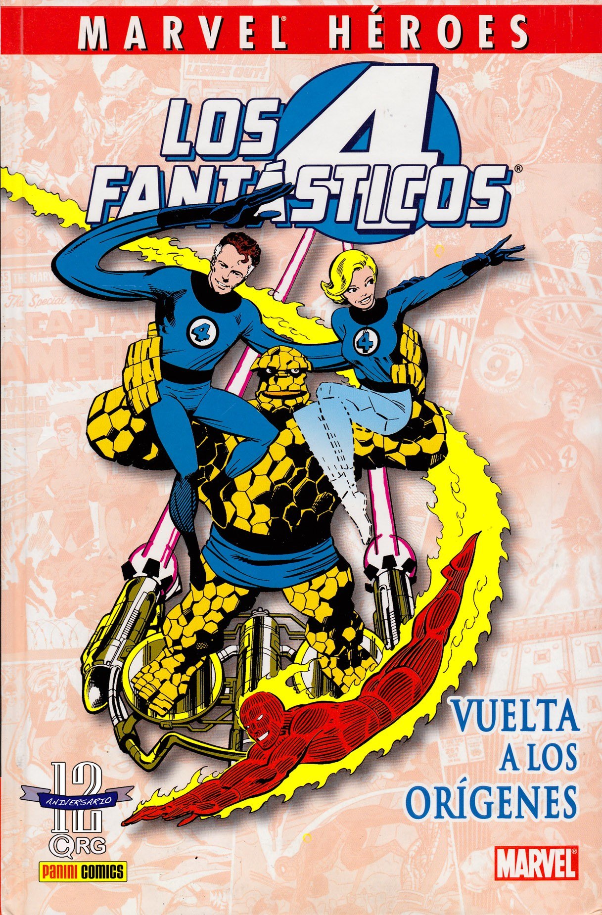 Portada ampliada de LOS 4 FANTÁSTICOS