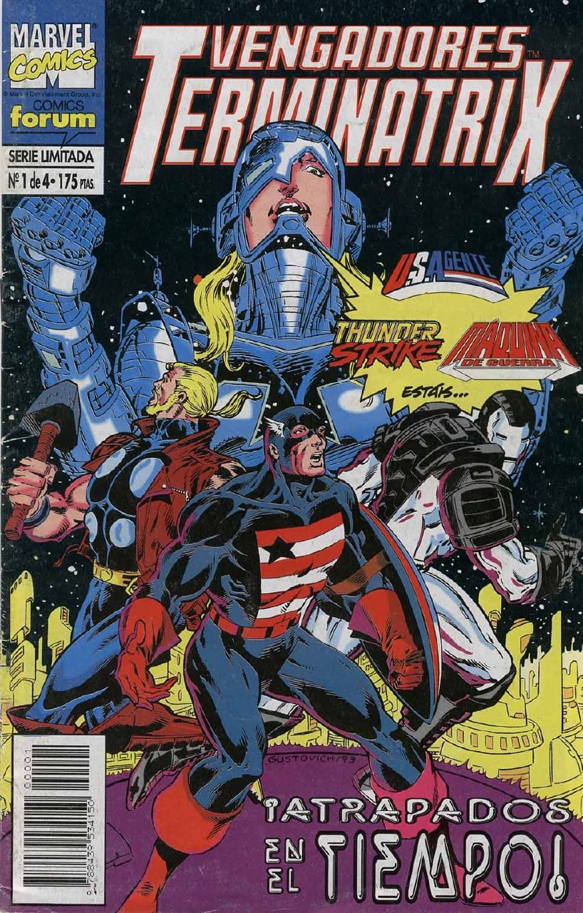 Portada ampliada de Vengadores Terminatrix
