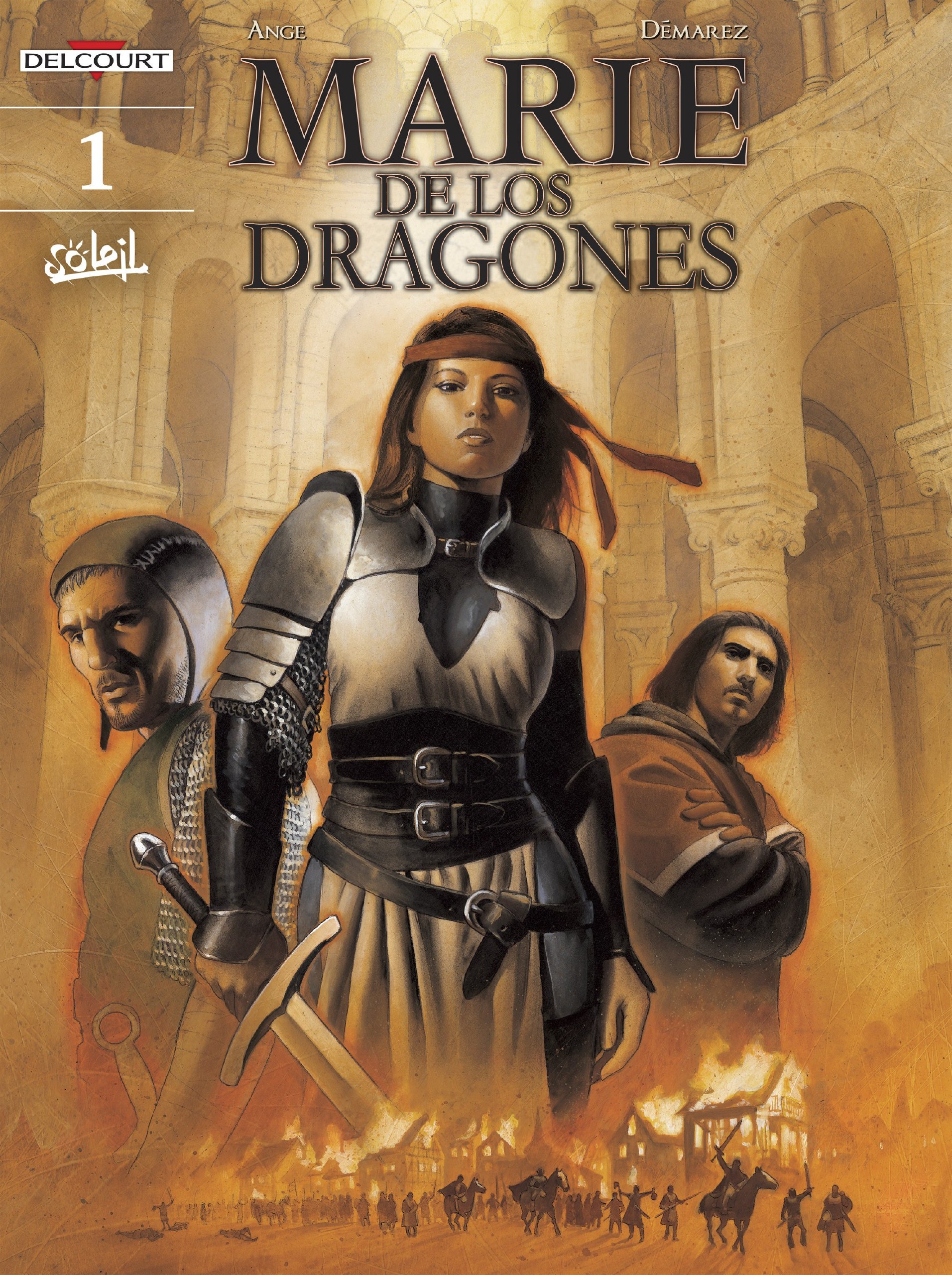 Portada ampliada de MARIE DE LOS DRAGONES