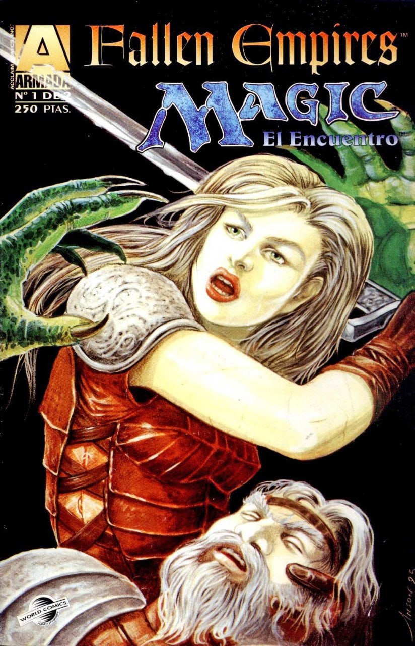 Portada ampliada de Fallen Empires MAGIC El Encuentro