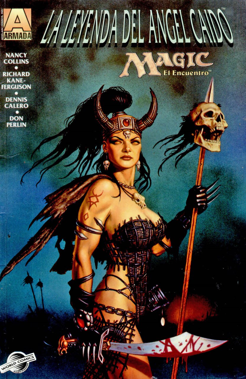 Portada ampliada de La leyenda del Angel Caido Magic El Encuentro