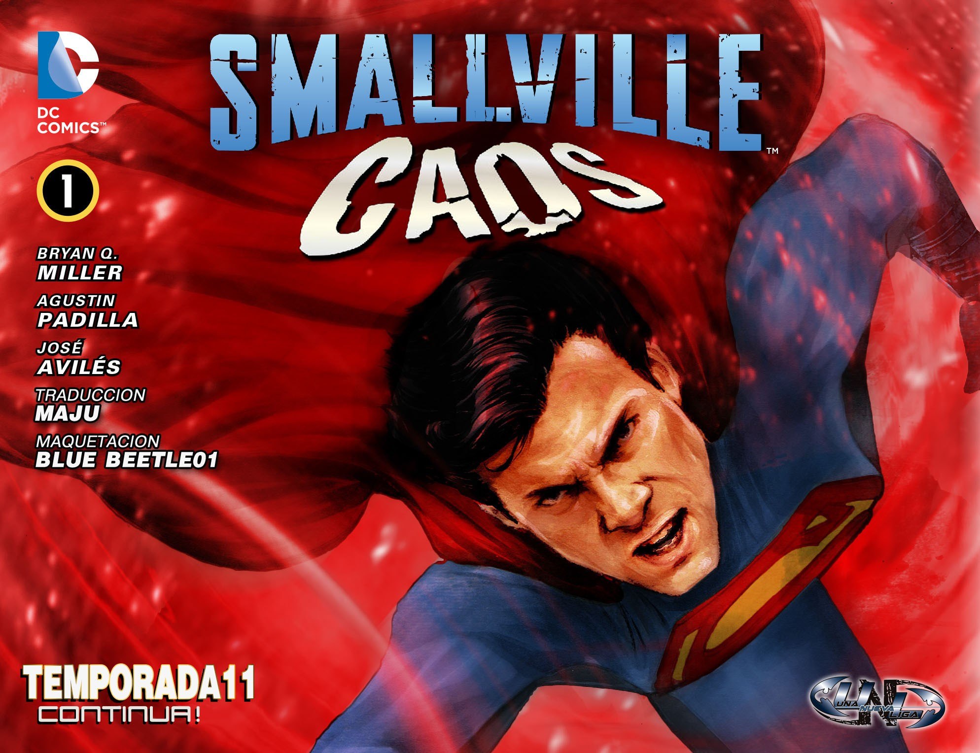 Portada ampliada de SMALLVILLE CAOS