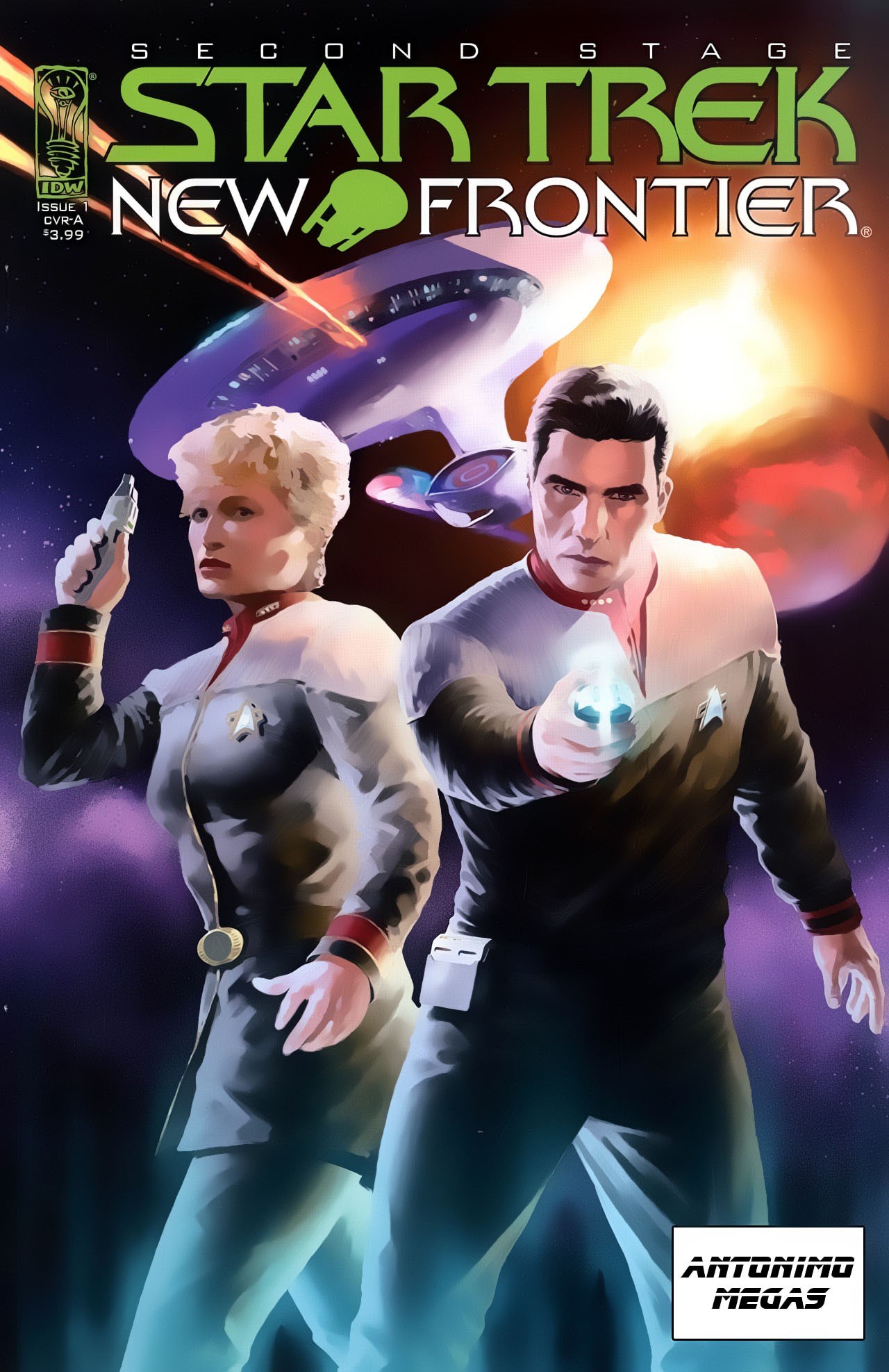 Portada ampliada de STAR TREK NEW FRONTIER