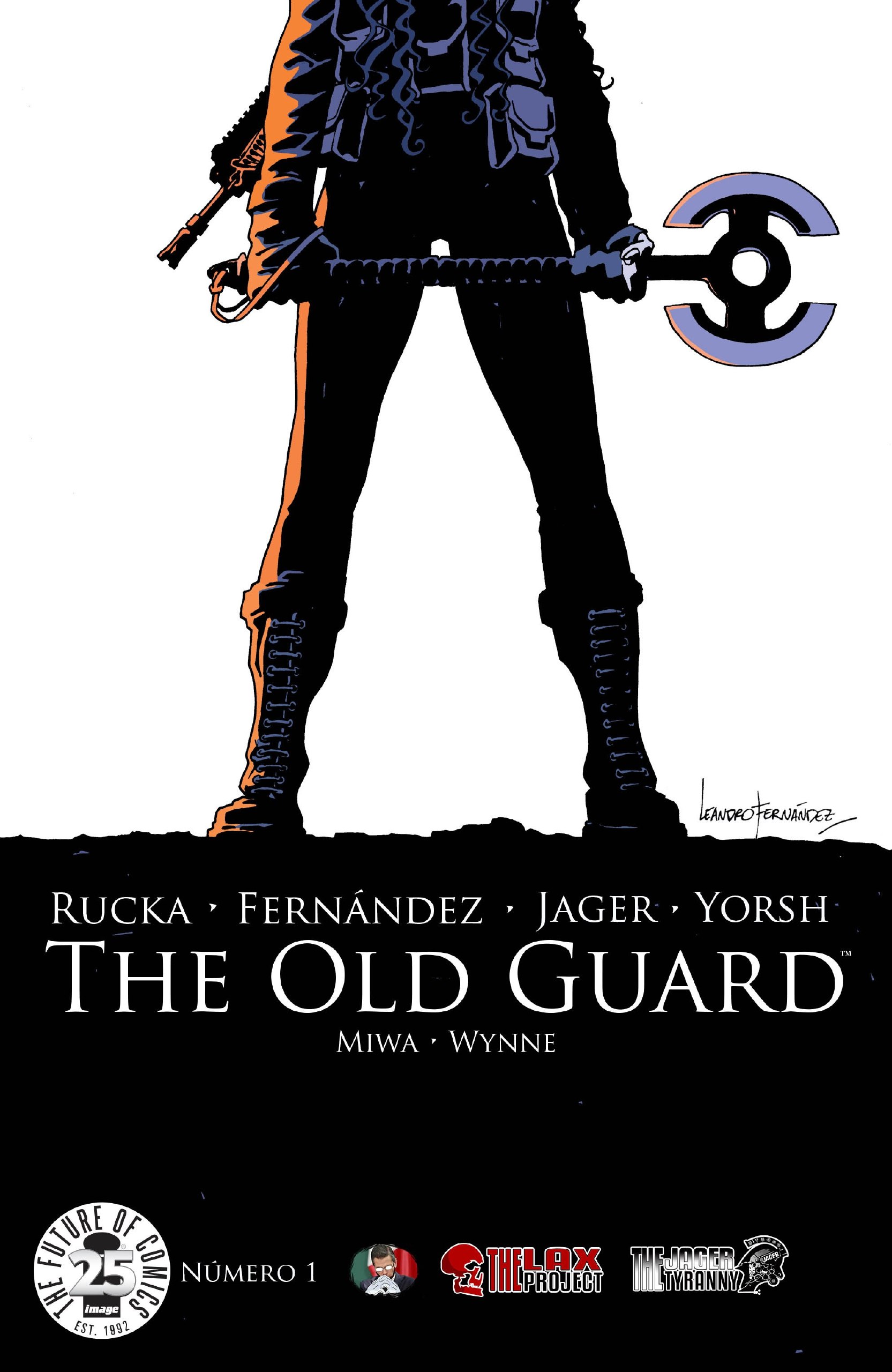 Portada ampliada de THE OLD GUARD