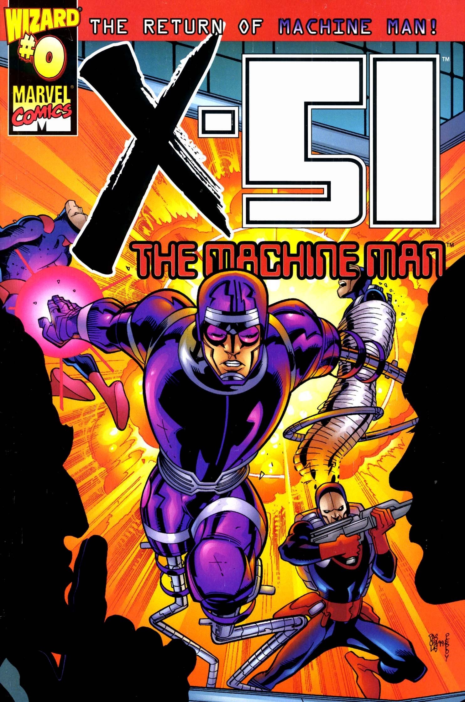 Portada ampliada de X-51 THE MACHINE MAN