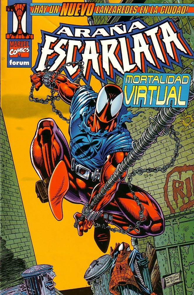 Portada ampliada de Arana Escarlata