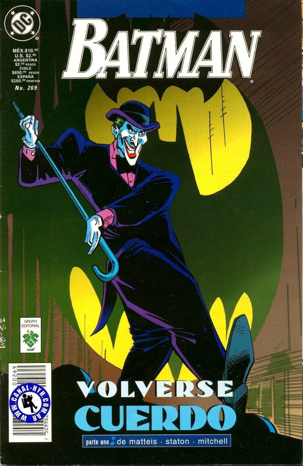 Portada ampliada de BATMAN