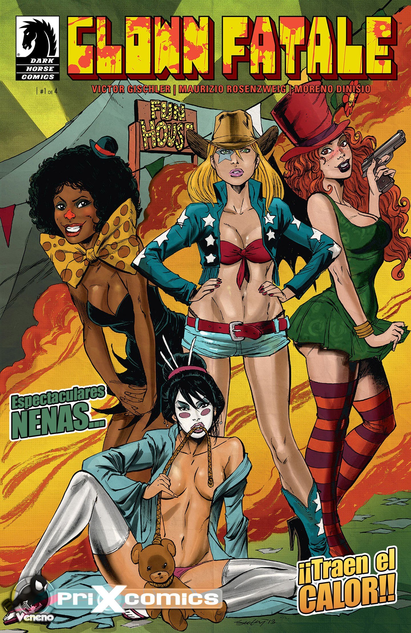 Portada ampliada de CLOWN FATALE