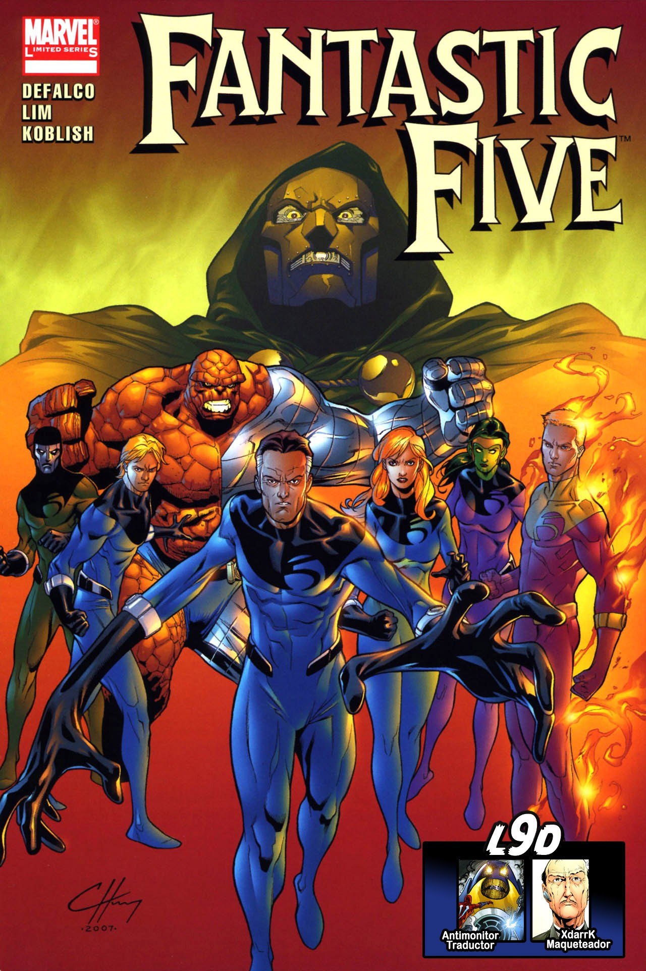 Portada ampliada de FANTASTIC FIVE