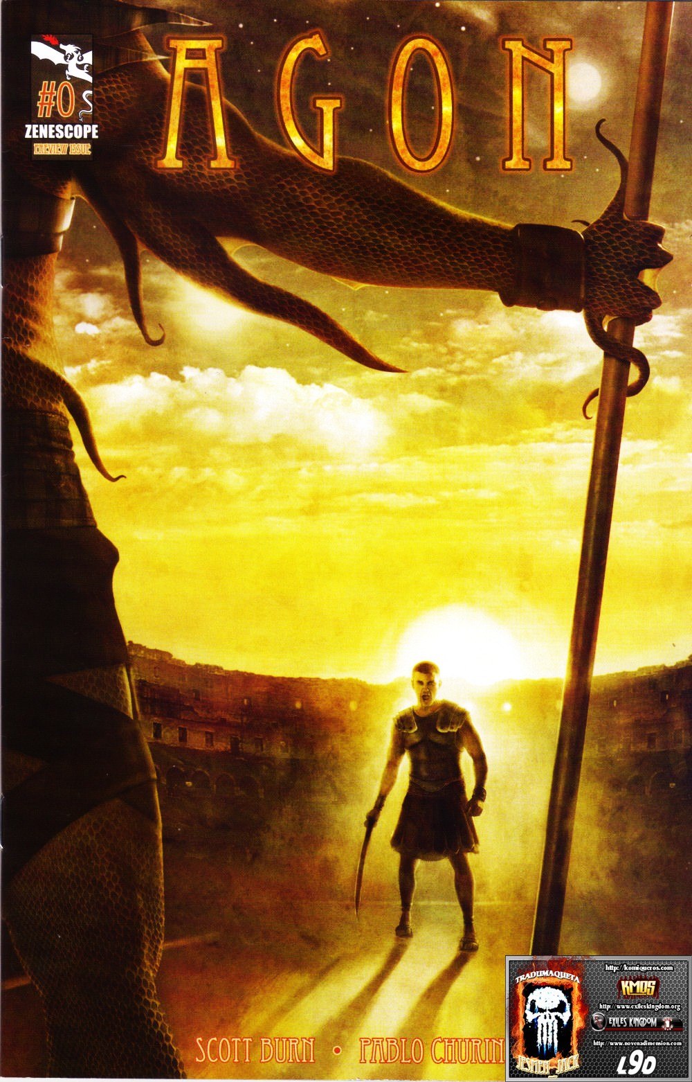 Portada ampliada de AGON