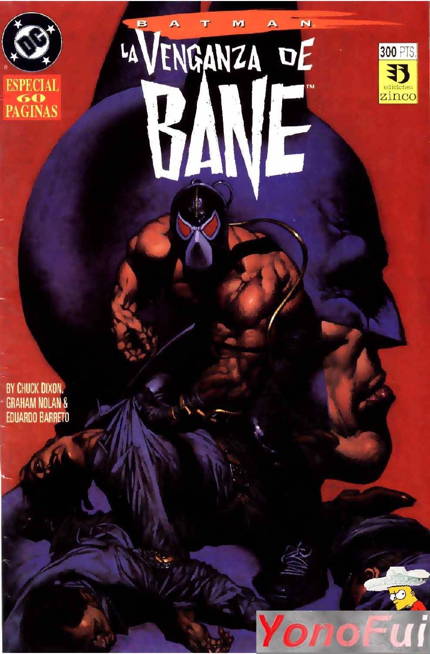 Portada ampliada de Batman La Venganza de Bane