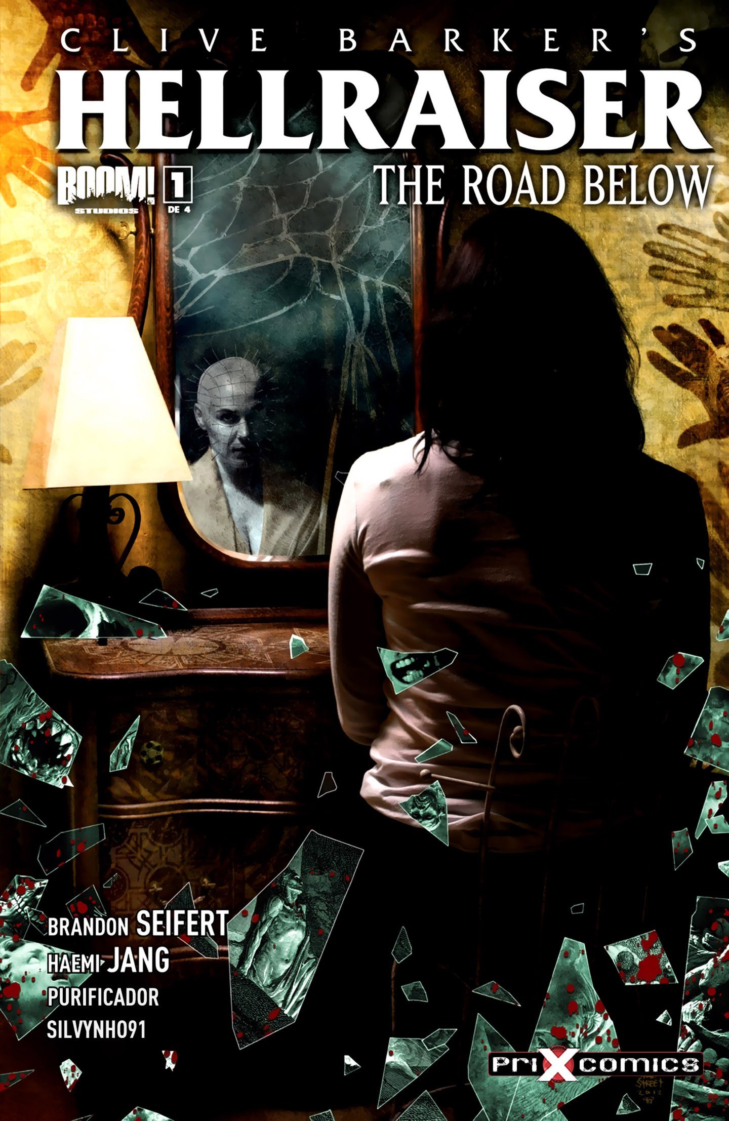 Portada ampliada de CLIVE BARKER'S HELLRAISER THE ROAD BELOW