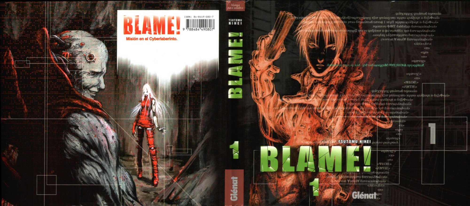Portada ampliada de Blame!