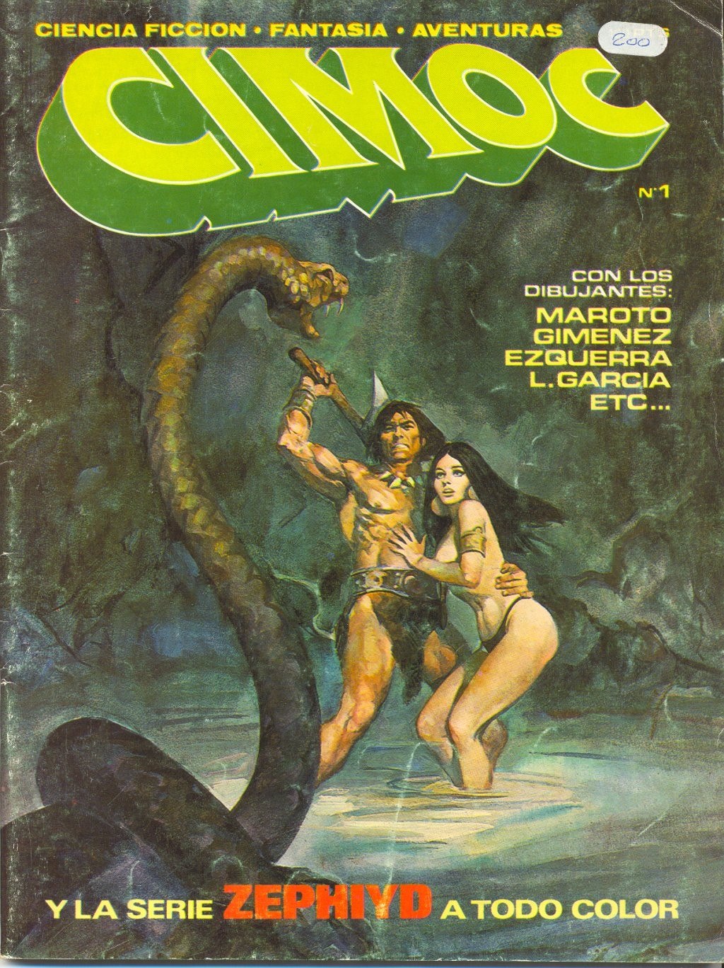 Portada ampliada de Cimoc N