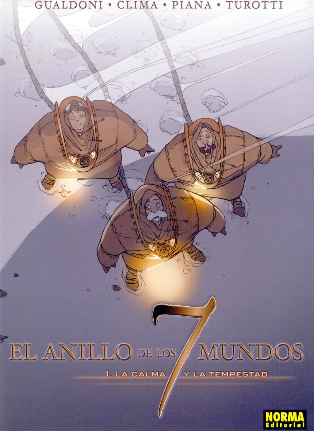 Portada ampliada de EL ANILLO DE LOS 7 MUNDOS