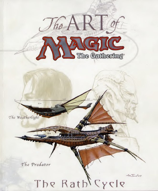 Portada ampliada de The Art of Magic The Gathering: The Rath Cycle