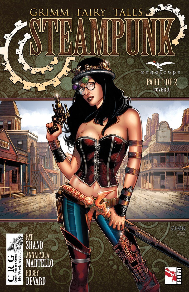 Portada ampliada de GRIMM FAIRY TALES STEAMPUNK