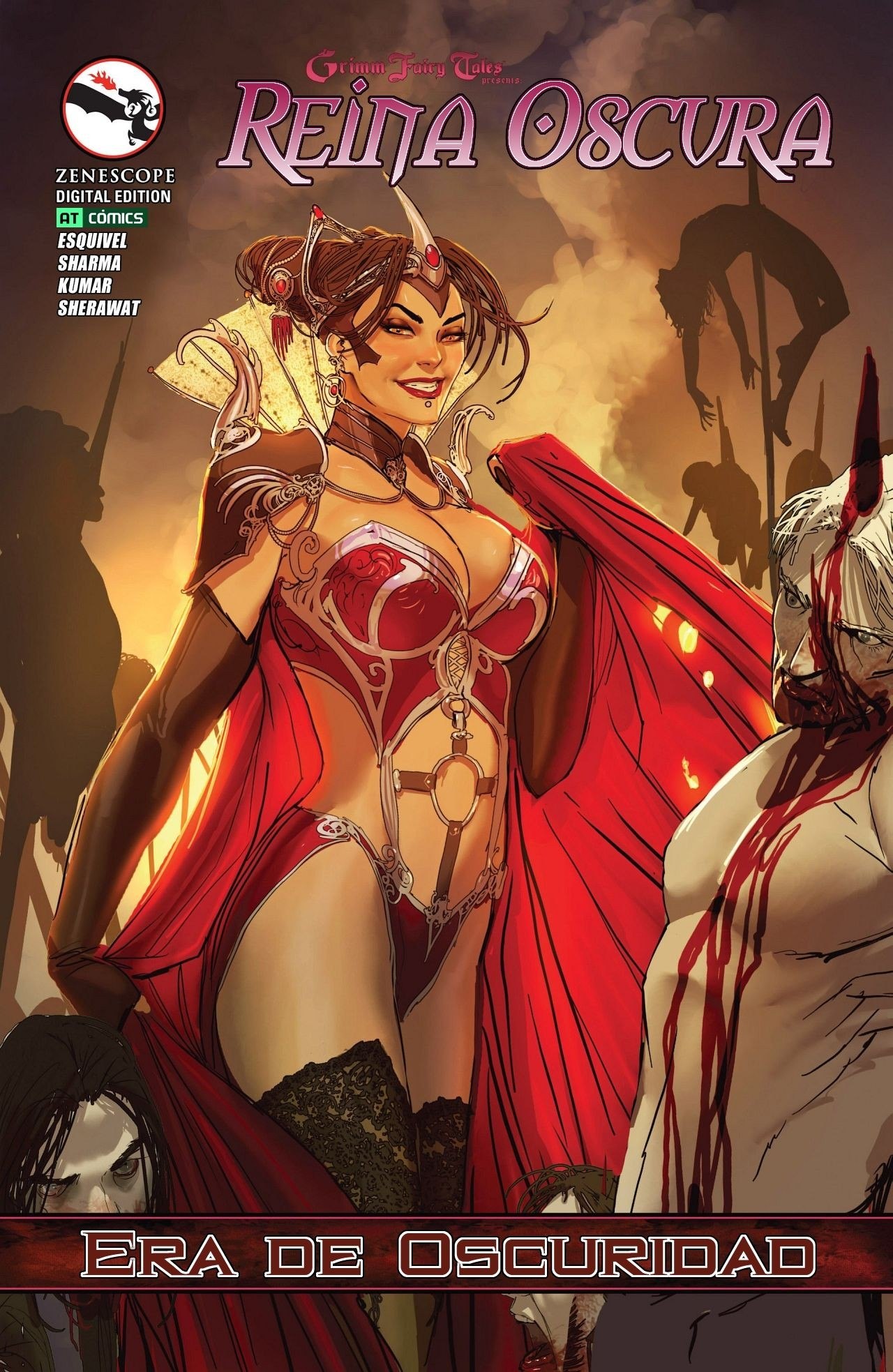 Portada ampliada de Reina Oscura