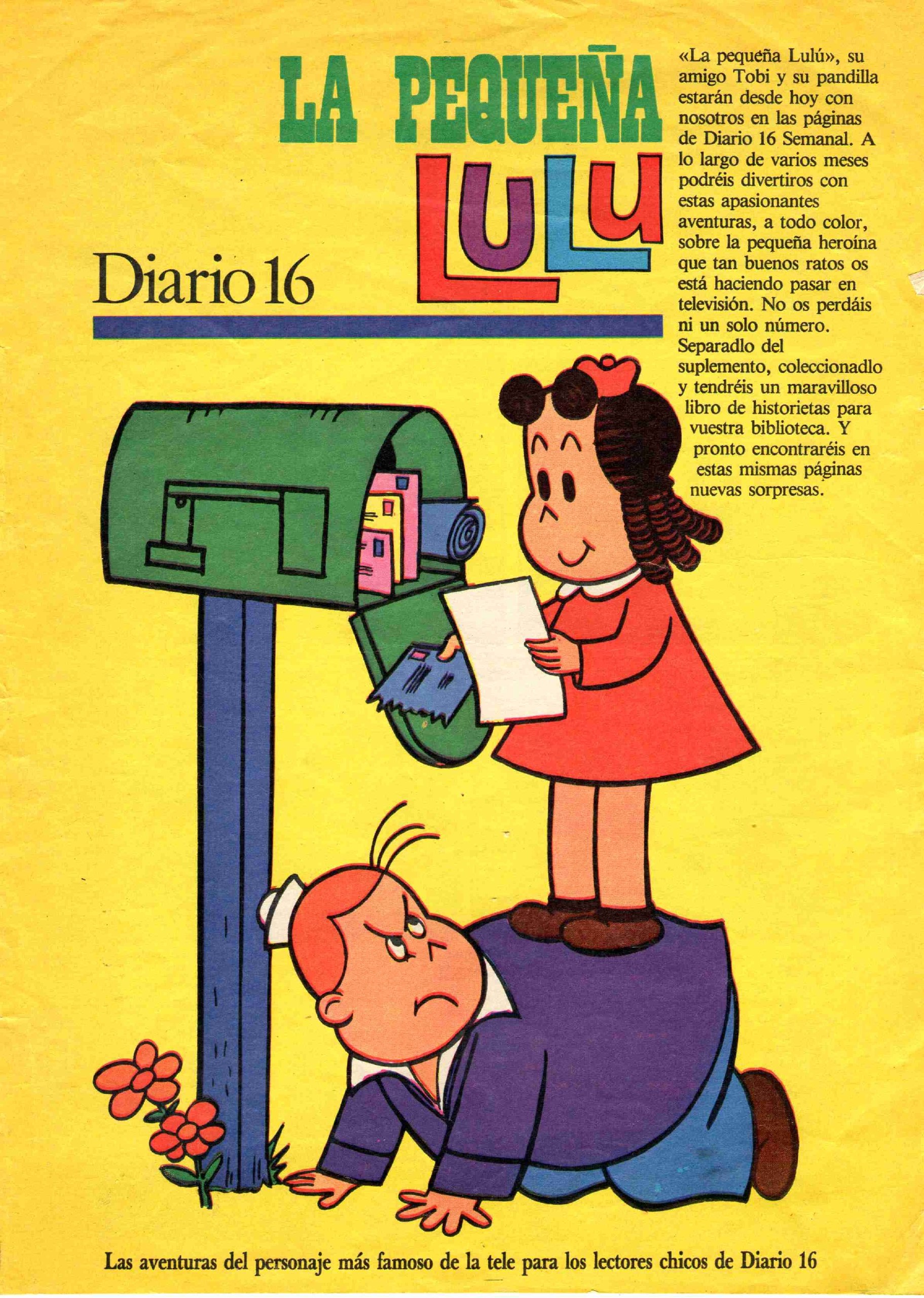 Portada ampliada de LA PEQUEÑA LULU