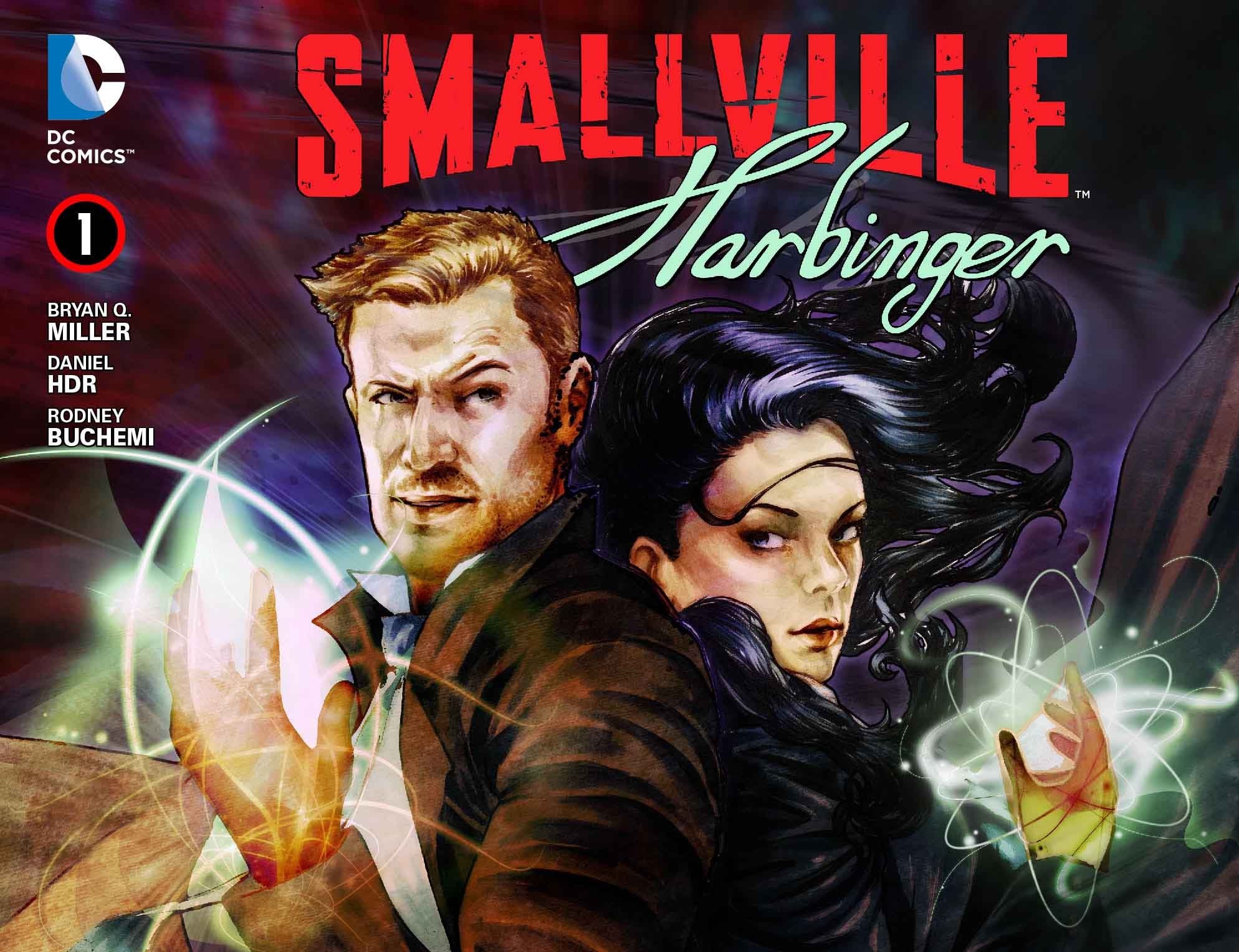 Portada ampliada de SMALLVILLE Harbinger