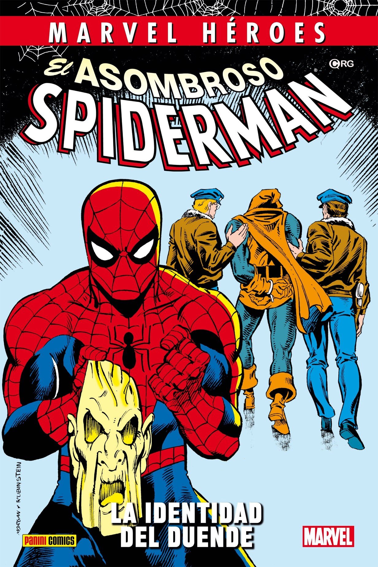 Portada ampliada de MARVEL HÉROES El ASOMBROSO SPIDERMAN