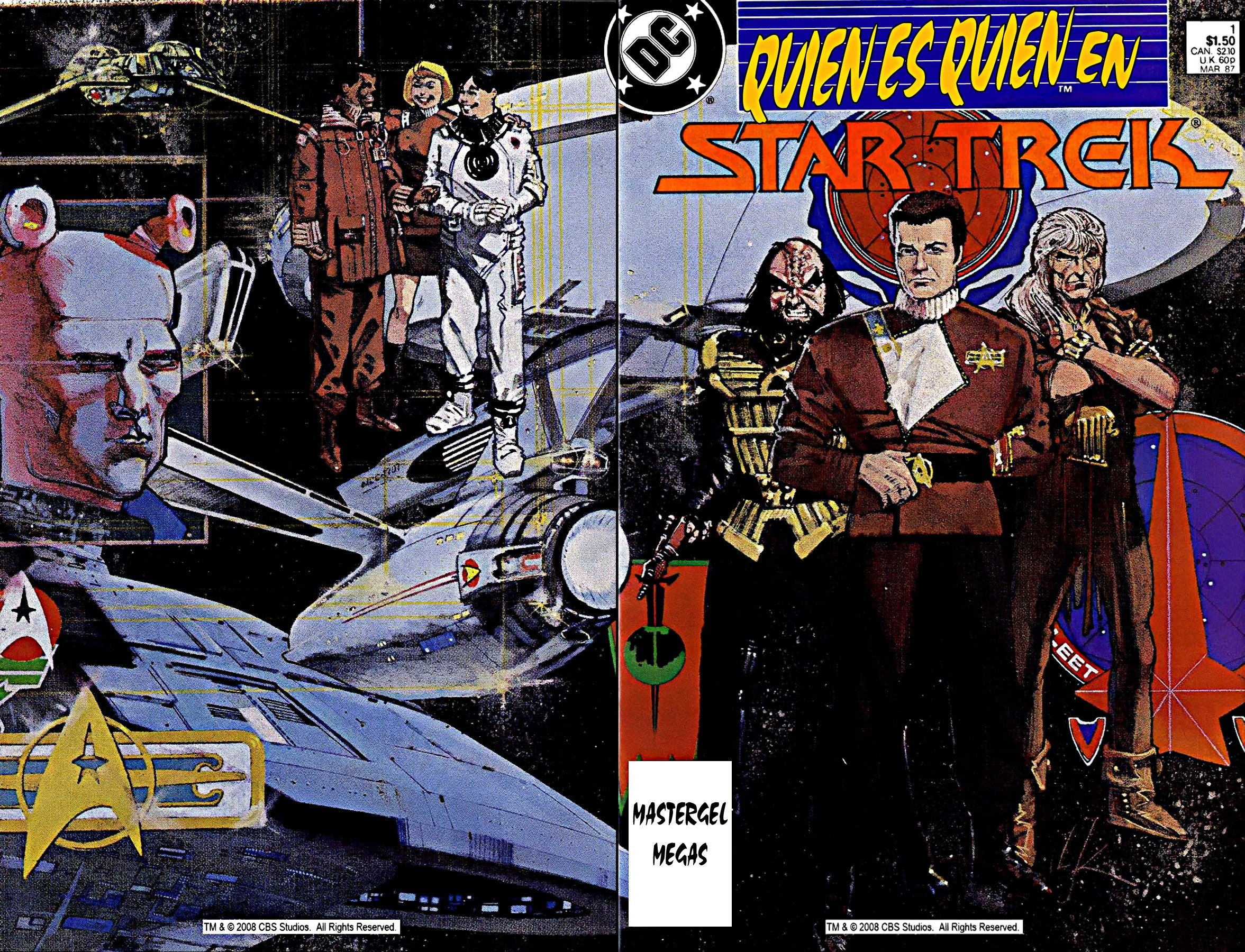 Portada ampliada de Quien es Quien en Star Trek