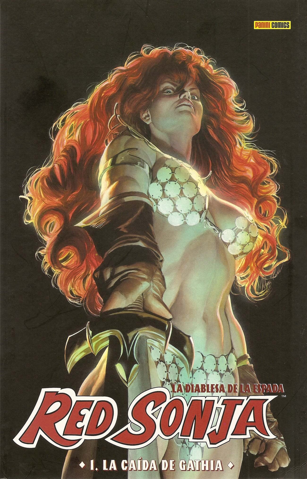 Portada ampliada de Red Sonja