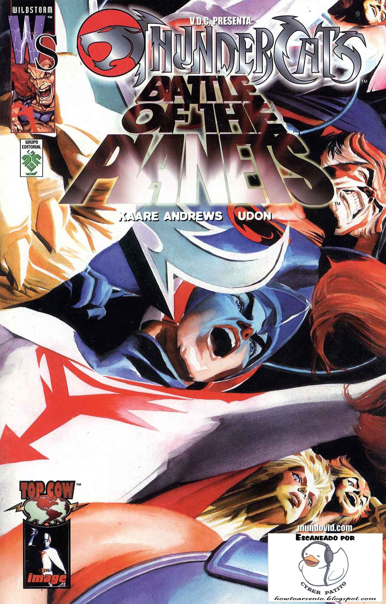 Portada ampliada de Thundercats. Battle of the Planets