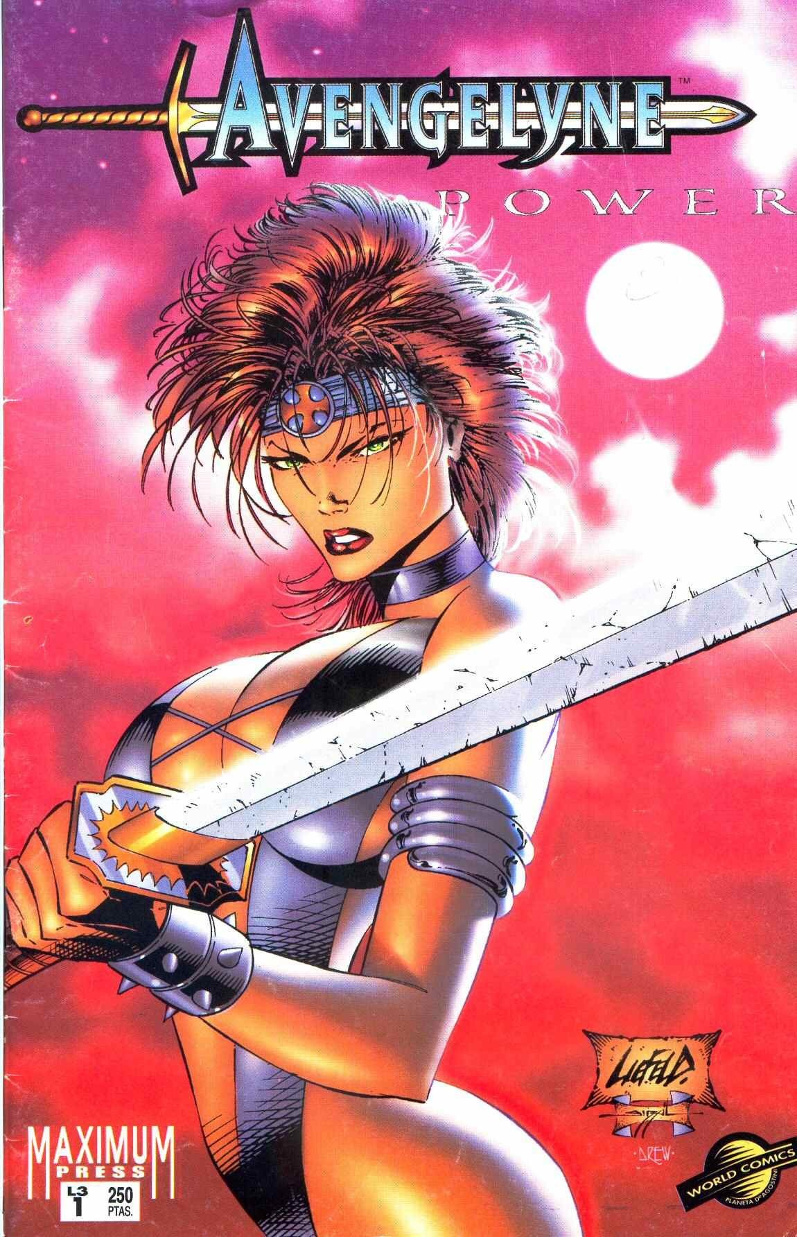 Portada ampliada de AVENGELYNE