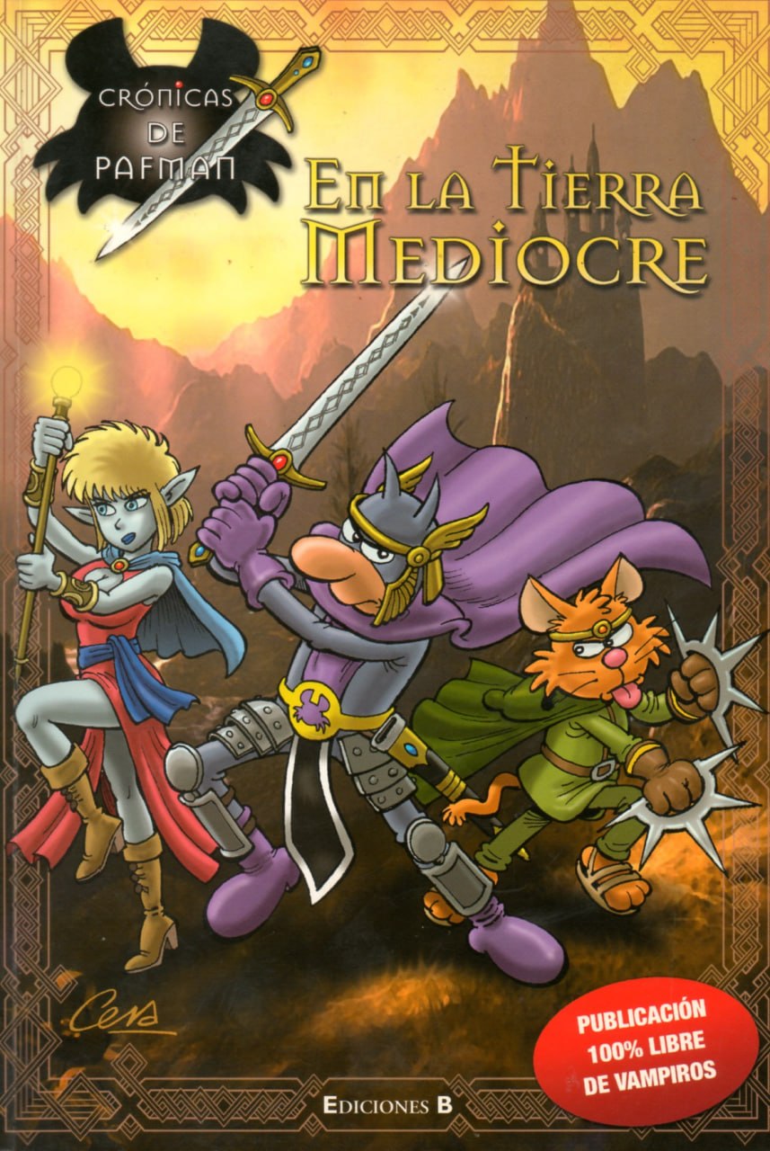 Portada ampliada de En la tierra mediocre