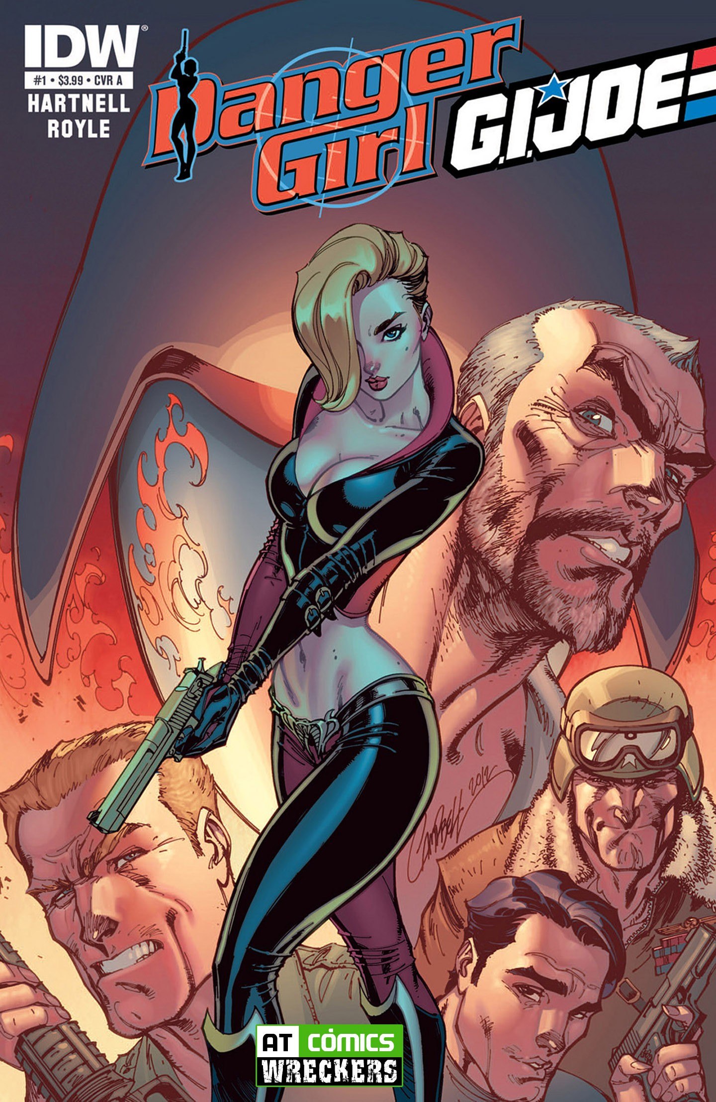 Portada ampliada de Danger Girl GIJOE