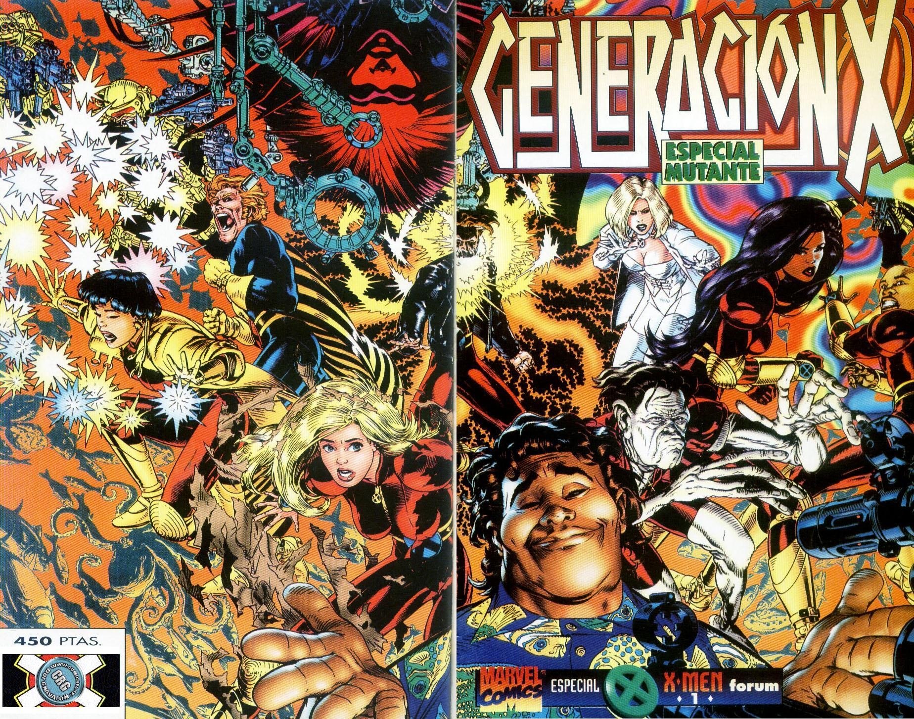 Portada ampliada de GENERACION X