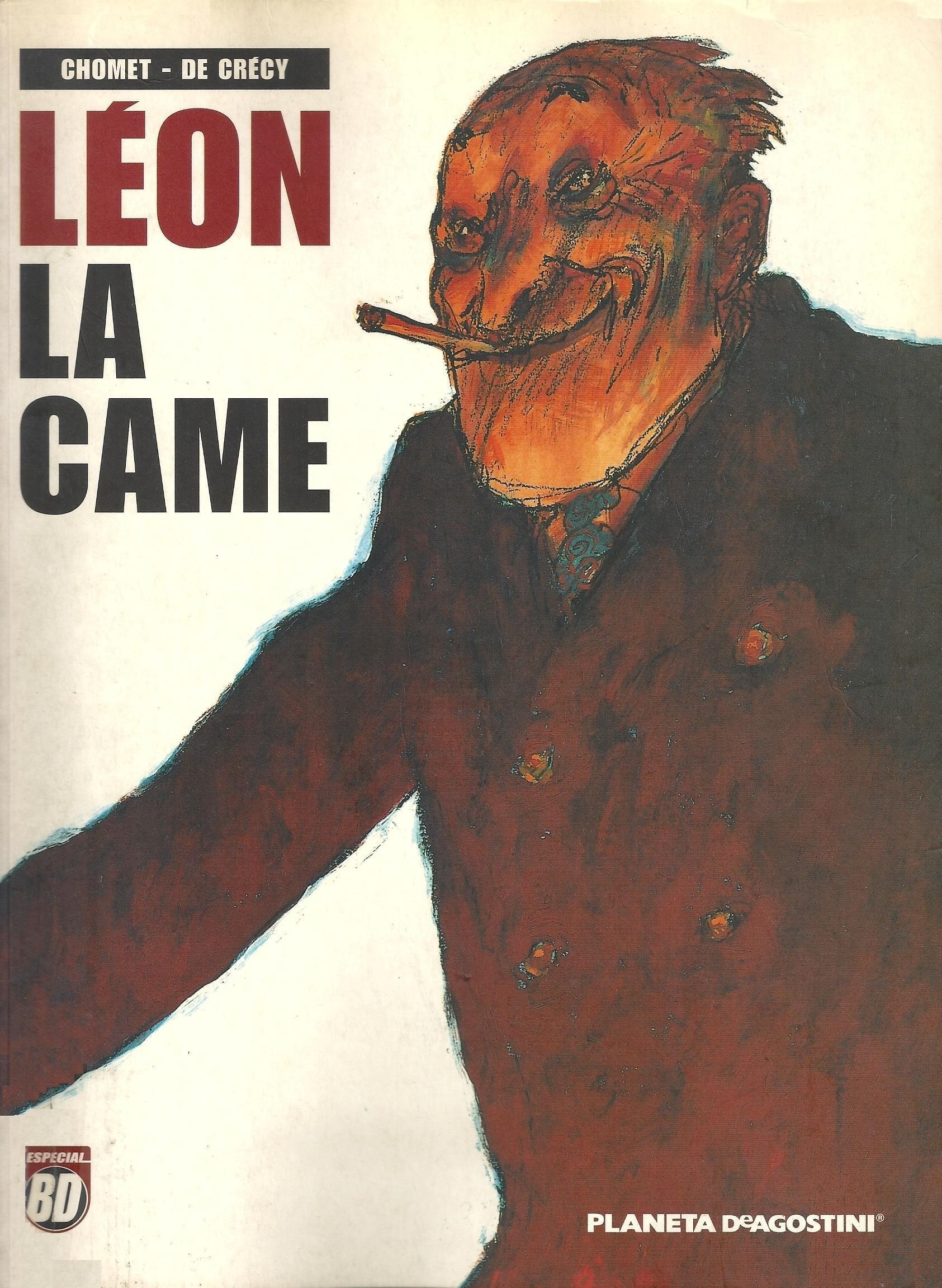Portada ampliada de Léon la came